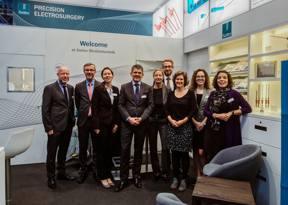 The Sutter team at MEDICA 