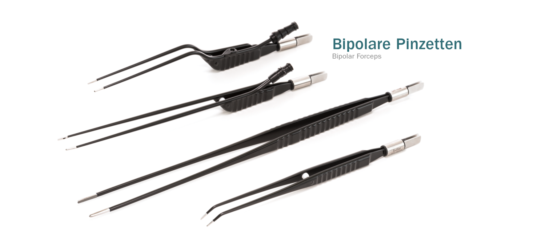 Classic bipolare Pinzetten_overview